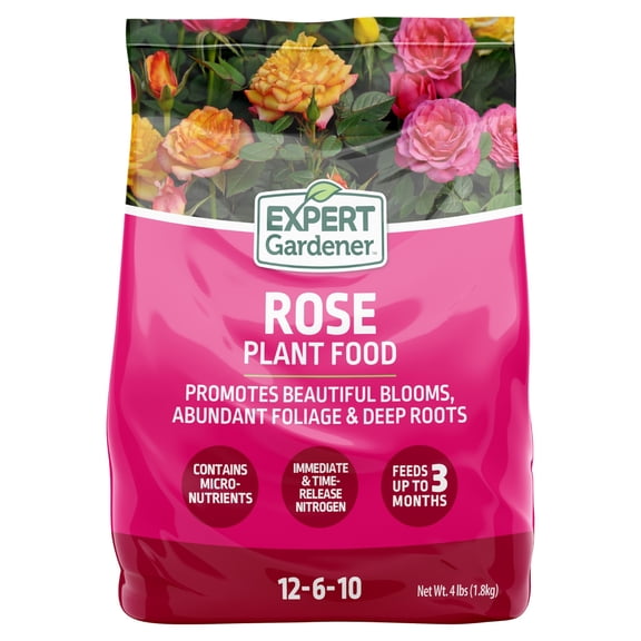 Expert Gardener Rose Plant Food Fertilizer 12-6-10, 4 lb.