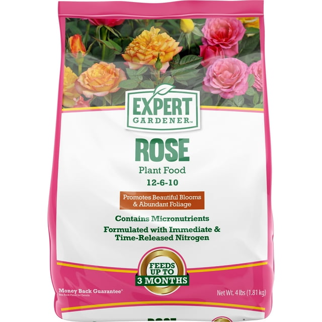 Expert Gardener Rose Plant Food Fertilizer 12610, 4 lb.