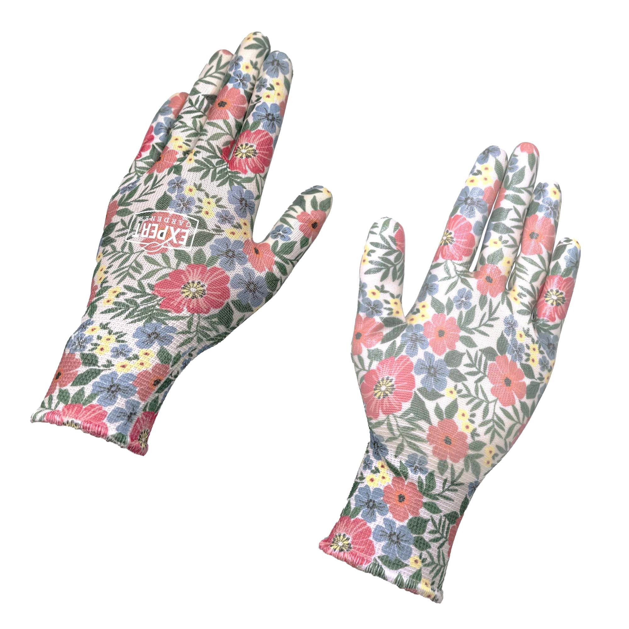 Expert Gardener Smooth Nitrile Gardening Gloves, Size L