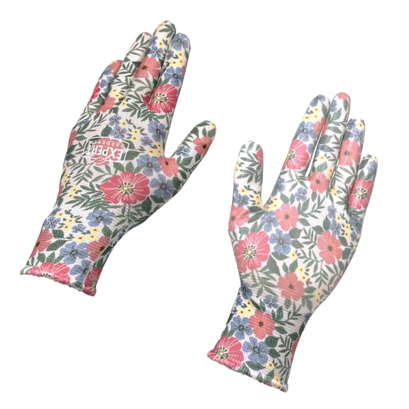 Expert Gardener Smooth Nitrile Gardening Gloves, Size L