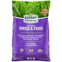 Expert Gardener Southern Weed & Feed, Lawn Fertilizer, 16 lb. - Covers up to 5,000 Sq. ft.