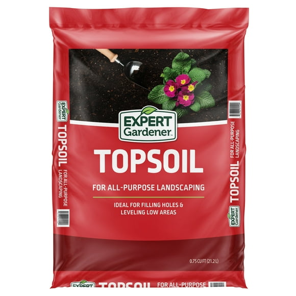 Expert Gardener Top Soil, 0.75 Cu ft 100% Organic