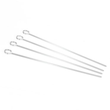 Expert Grill Stainless Steel Barbecue Skewers, 4-Pack, 13.5-inch