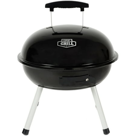 Expert Grill 14.5'' Portable Charcoal Grill, Black