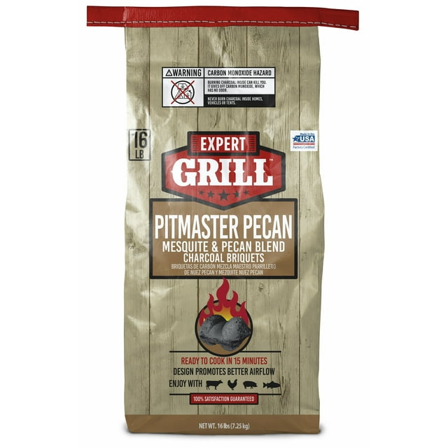 Expert Grill 16lb Pitmaster Pecan Charcoal