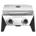 thumbnail image 1 of Expert Grill Stainless Steel 2-Burner Tabletop Propane Gas Grill, 13,000 BTUs, 273 sq. in., 1 of 15
