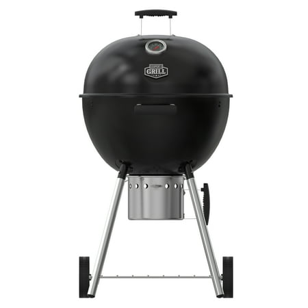 Expert Grill 22” Superior Kettle Charcoal Grill, Black