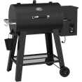 Expert Grill 28" Pellet Grill with Wheels, 22lb Capacity Hopper, Black
