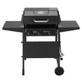 thumbnail image 1 of Expert Grill 3-Burner Propane Gas Grill with Side Shelves and Wheels, Black, 1 of 23