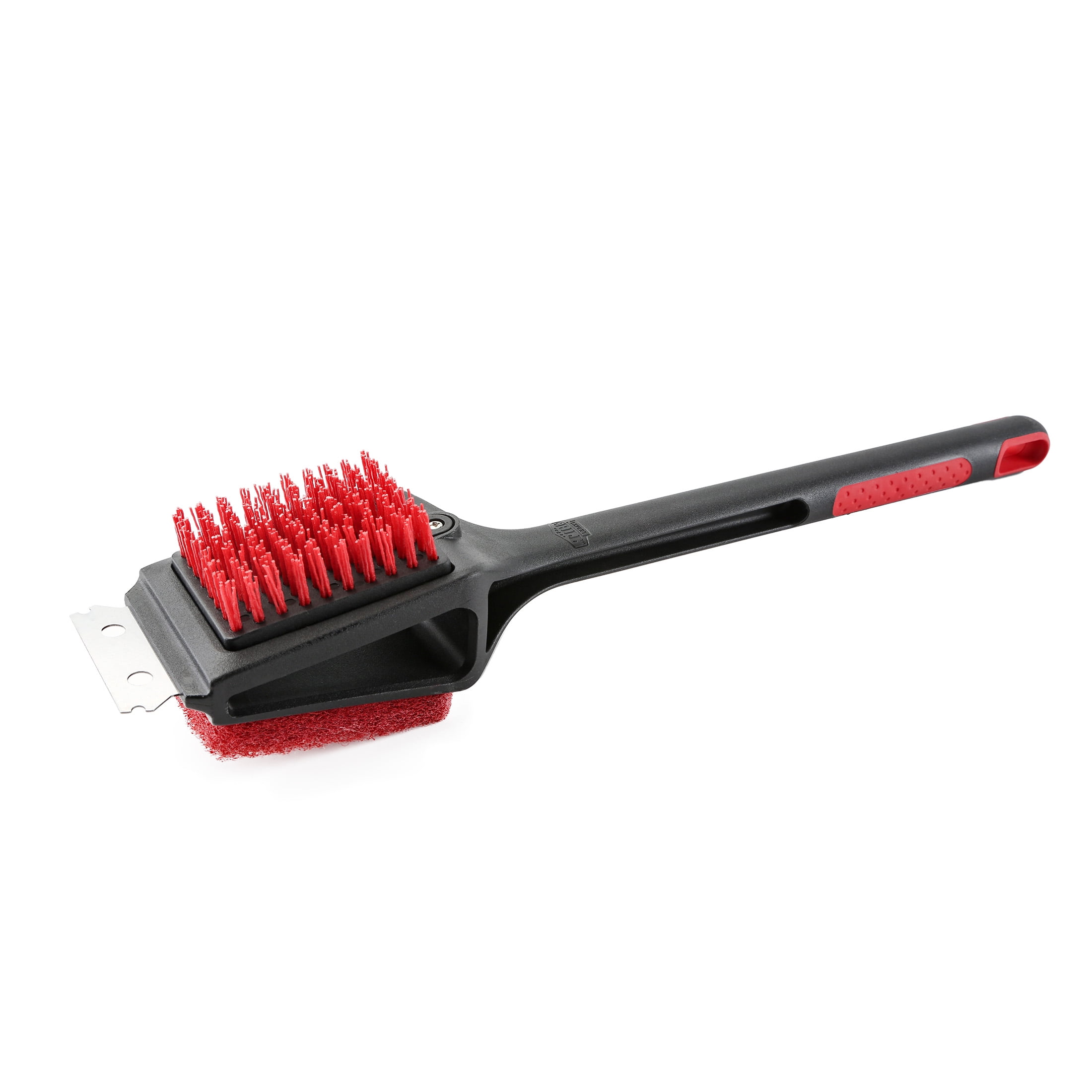 Expert Grill 3 in 1 Cleaning Cold Grill Brush with Stainless Steel Scraper