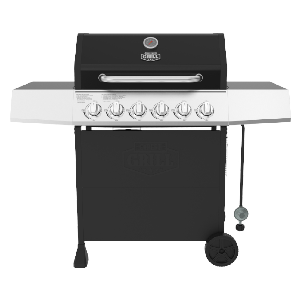 Expert Grill 6 Burner Propane Gas Grill in Black - image 1 of 15