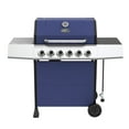 thumbnail interactive-video image 1 of Expert Grill 6-Burner Propane Gas Grill with Wheels, Blue, 1 of 16