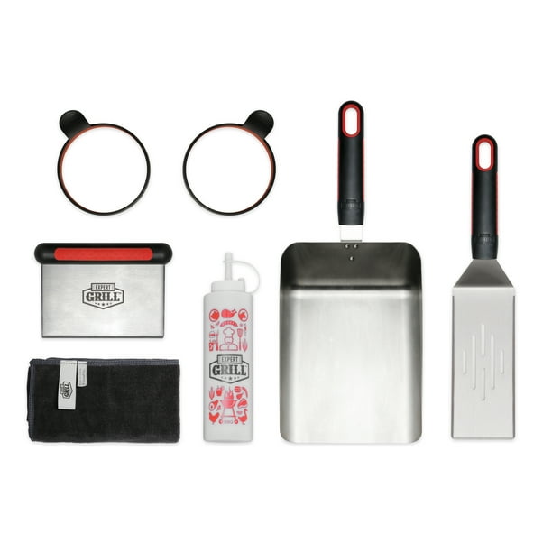 Expert Grill BBQ Breakfast Griddle Kit, 7 Pieces