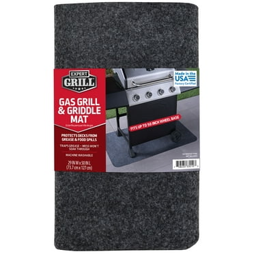 Expert Grill Brand - Gas Grill and Griddle Mat; Size Large 50" x 29" Composite / Synthetic Deck Safe
