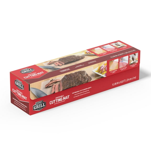 Expert Grill Disposable Plastic Cutting Board, 118 in L x 9.5 in W