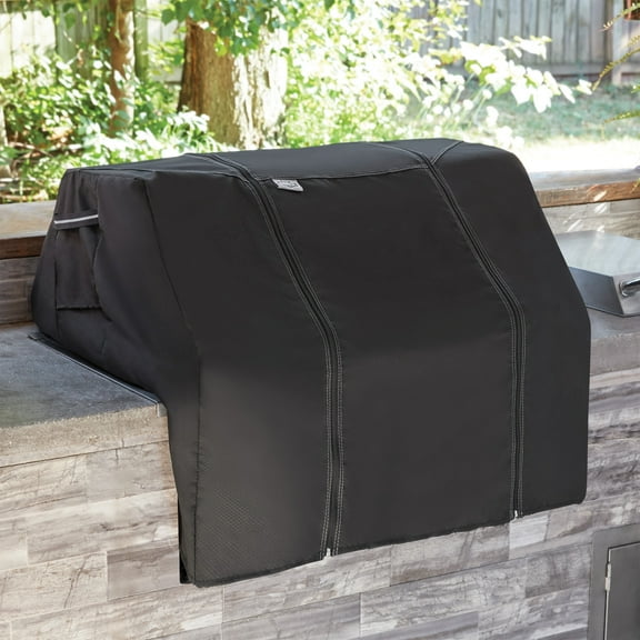 Expert Grill Expandable Built-in Grill Cover, Fits 32" to 40"W Grills, Black, Model 7766A
