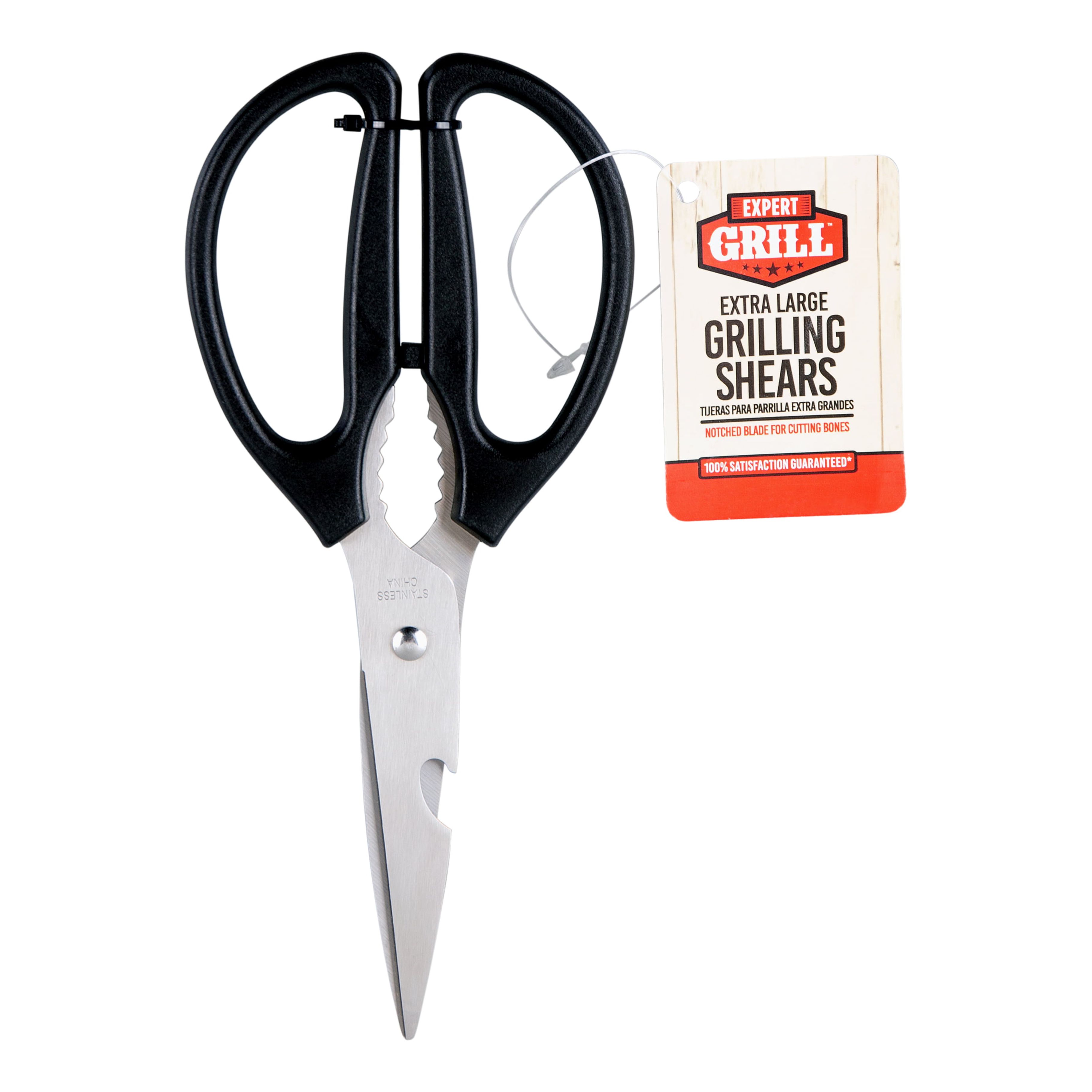 Expert Grill Extra Large Grilling and Kitchen Steel Shears - image 1 of 9