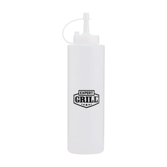 Expert Grill  Plastic 14-Ounce Oil and Vinegar Dispensing Squeeze Bottle,8.8x 2.3 x 2.3”