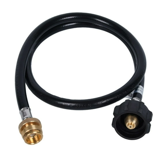 Expert Grill 4 ft. Propane Adapter Hose with Brass Fittings for 1 lb. to 20 lb. Tanks