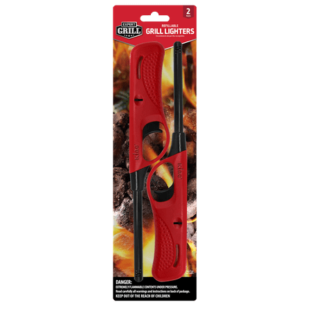 Expert Grill Refillable Grill Lighter, 2-Pack