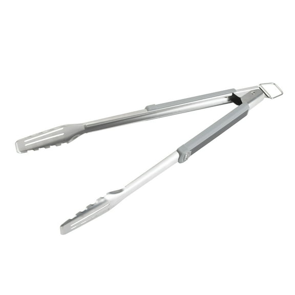 Expert Grill Stainless Steel Grill Tongs, Black & Gray