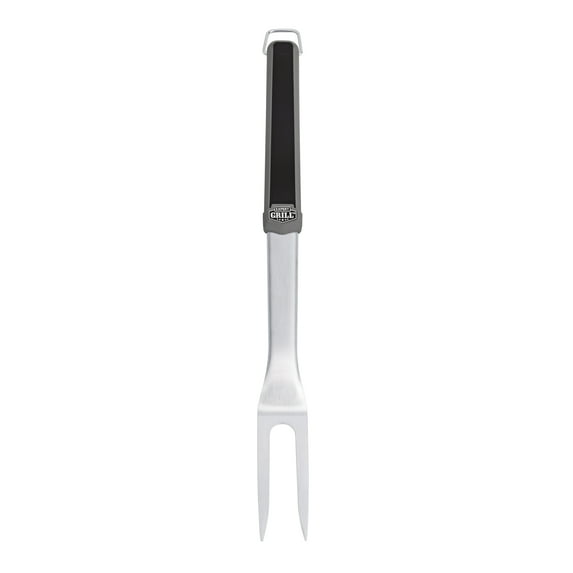 Expert Grill Stainless Steel Grilling Fork, Black & Gray