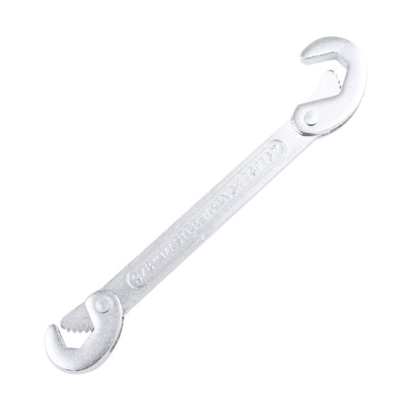 Expert Level Twin Head Wrench Adjustable Tool 45#Steel Construction Large Open End Wrench For Confined Areas Space