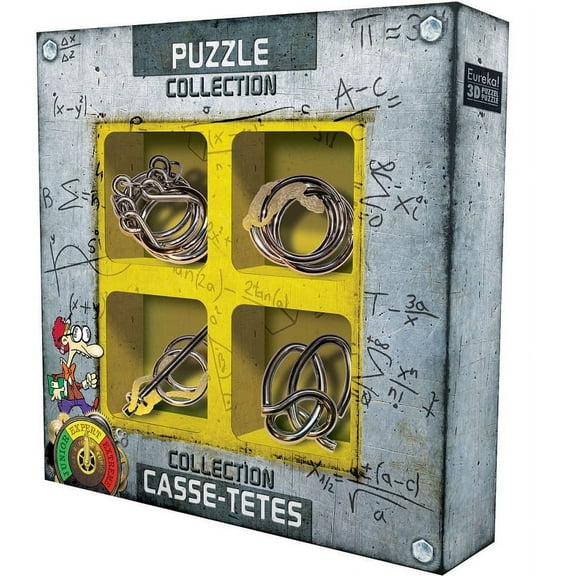 Expert Set - 4 Disentanglement Metal Puzzles