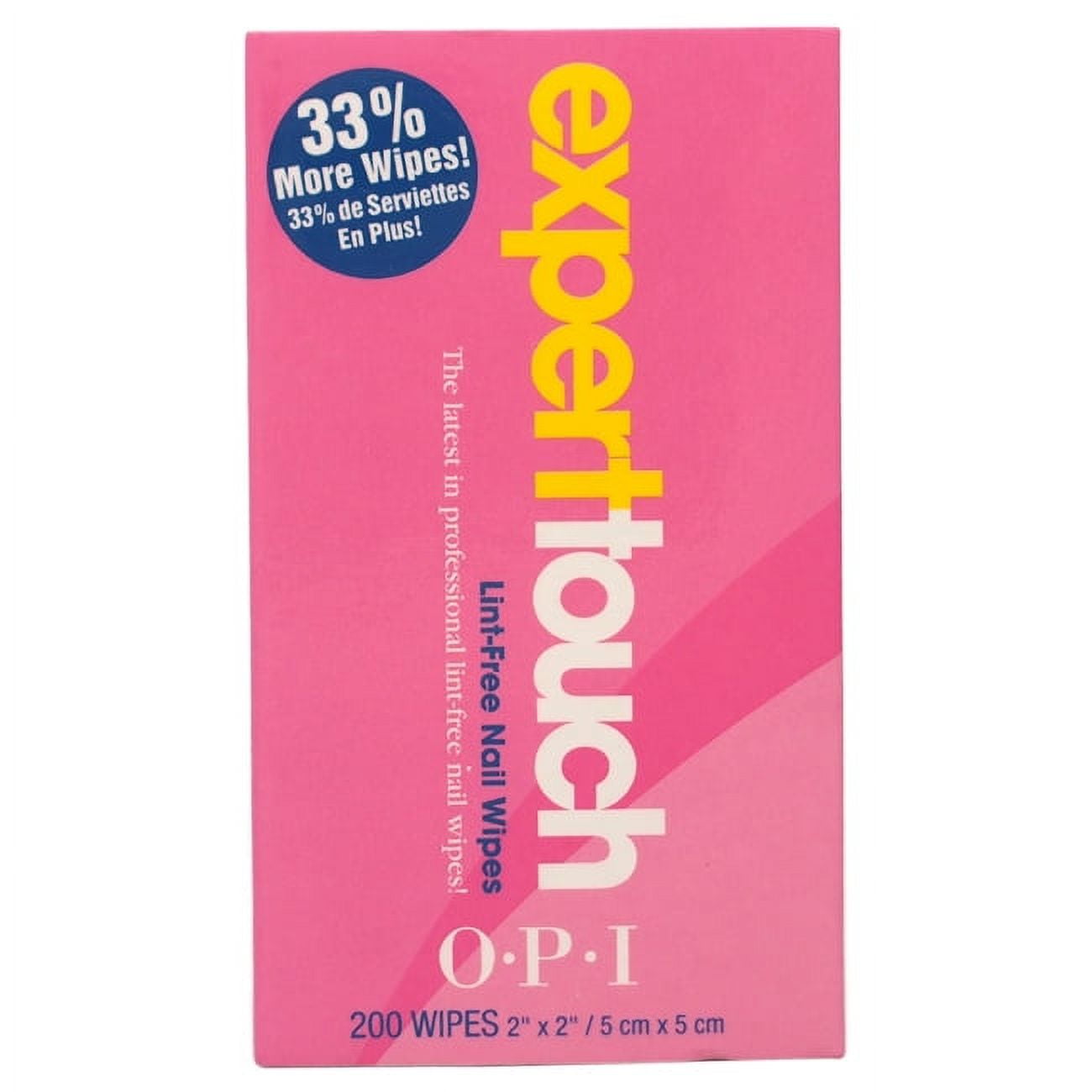Expert Touch LintFree Nail Wipes OPI 200 Count Nail Wipes Women