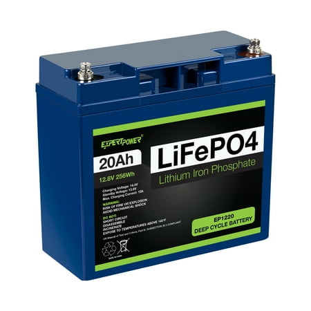 ExpertPower Lithium 12V Vehicle Battery, F13 Terminals for RV Marine