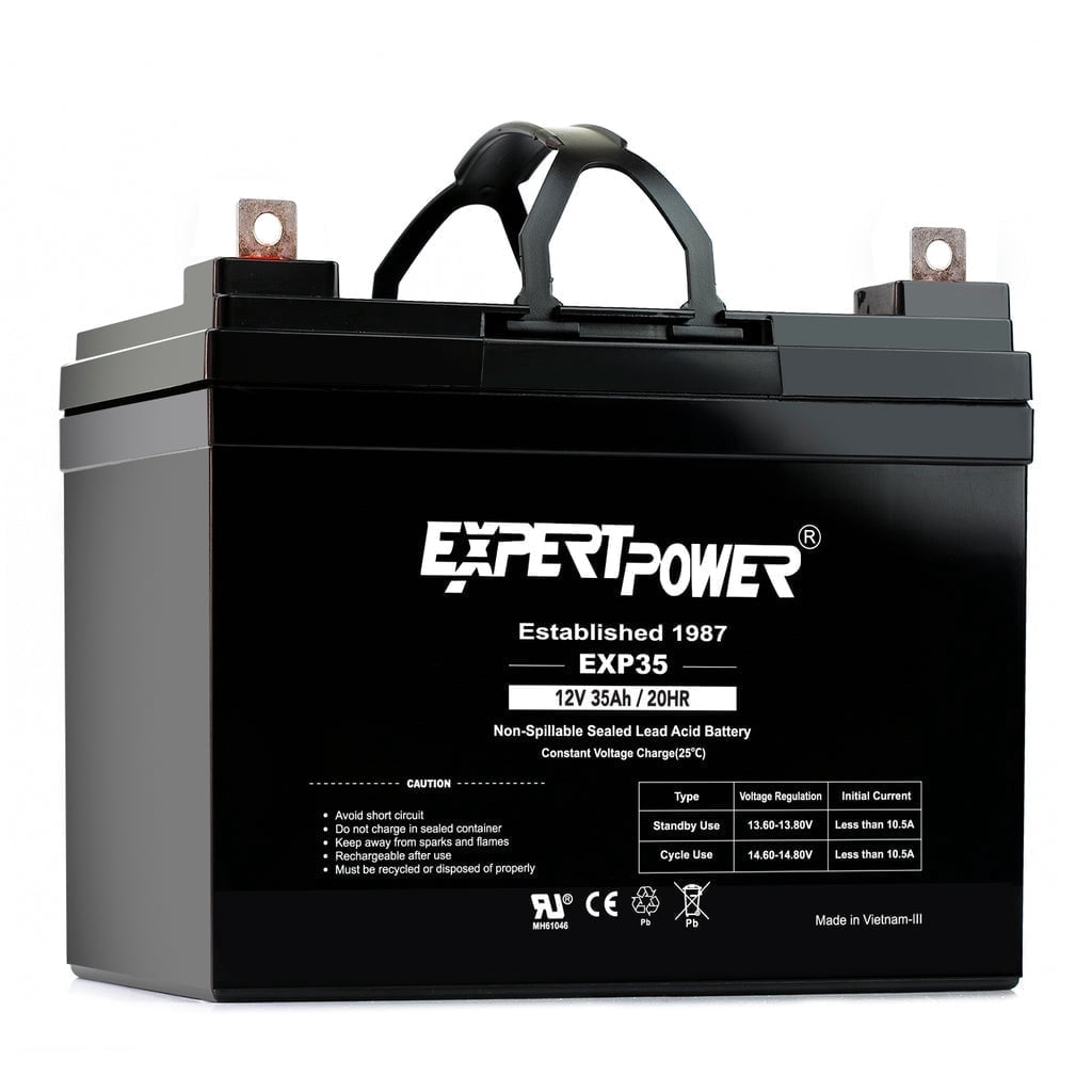 ExpertPower 12V 35AH AGM SLA Rechargeable Automotive Battery