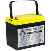 ExpertPower 12V 35AH Gel Replacement Battery for Deep Cycle Solar 33Ah, 34Ah, 36Ah