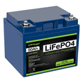 thumbnail image 1 of ExpertPower 12V 50Ah Lithium LiFePO4 Deep Cycle Rechargeable Battery | 2500 - 7000 Life Cycles & 10-Year lifetime | Built-in BMS | Perfect for RV, Solar, Marine, Overland, Off-Grid Applications, 1 of 7