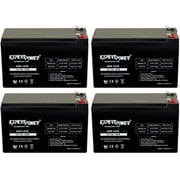 ExpertPower 12V7Ah Rechargeable Battery for Electric Scooter 4 Pack