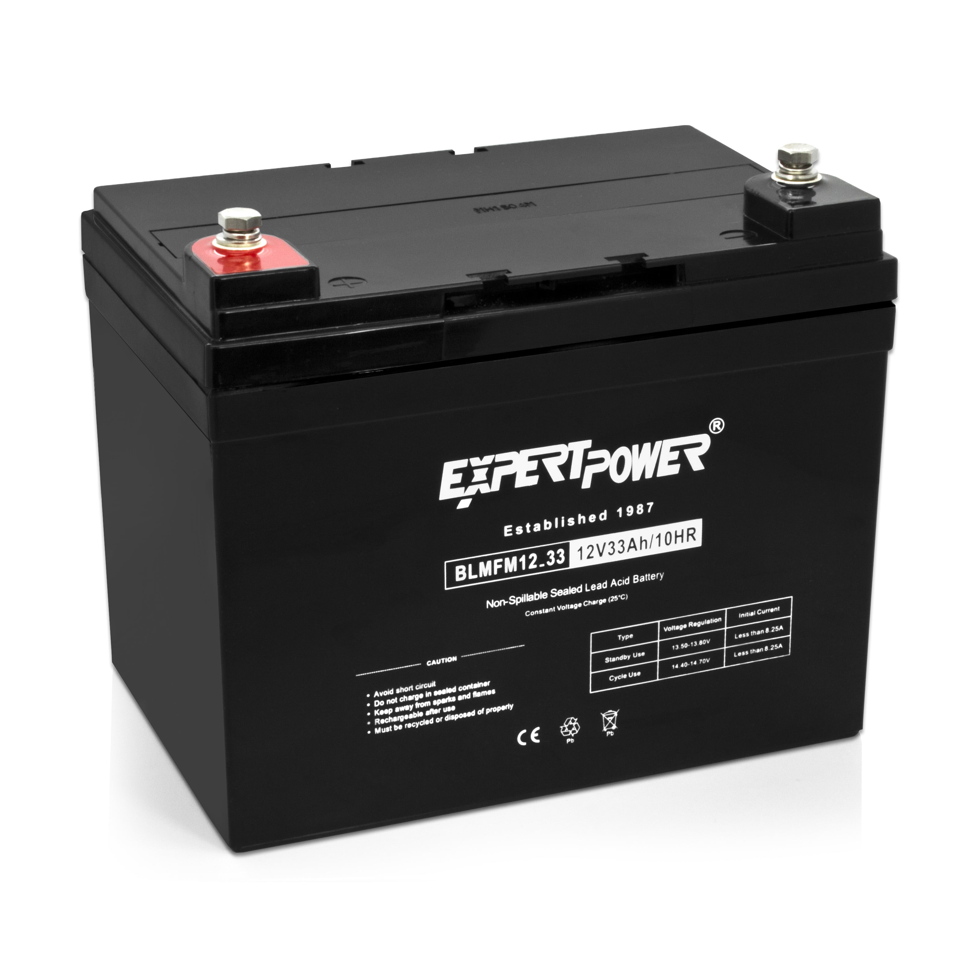 ExpertPower 12v 33ah Rechargeable Deep Cycle Battery [EXP12330