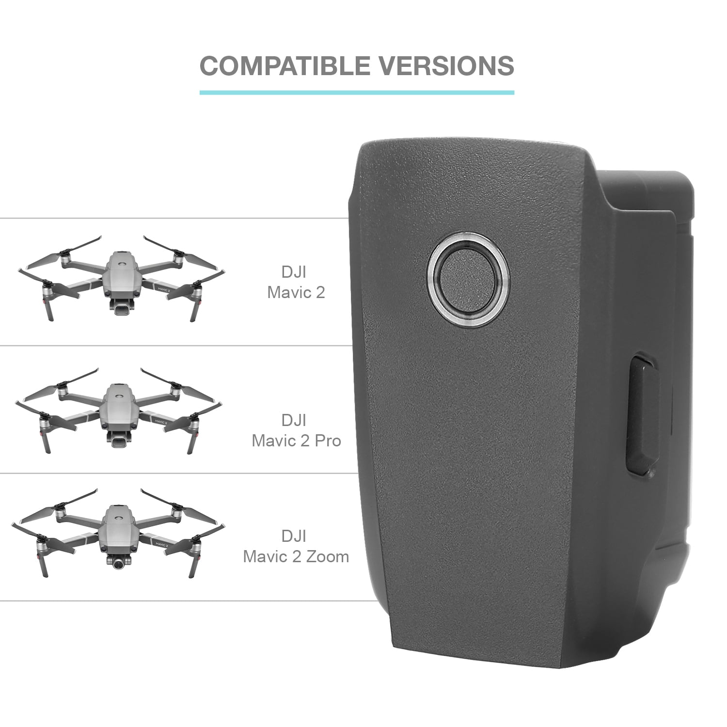 Batterie Longue Durée Pour DJI Mavic 2 - 3850 MAh 15.4V - Jusqu'à 30 Min De Vol - Remplacement Haute Capacité