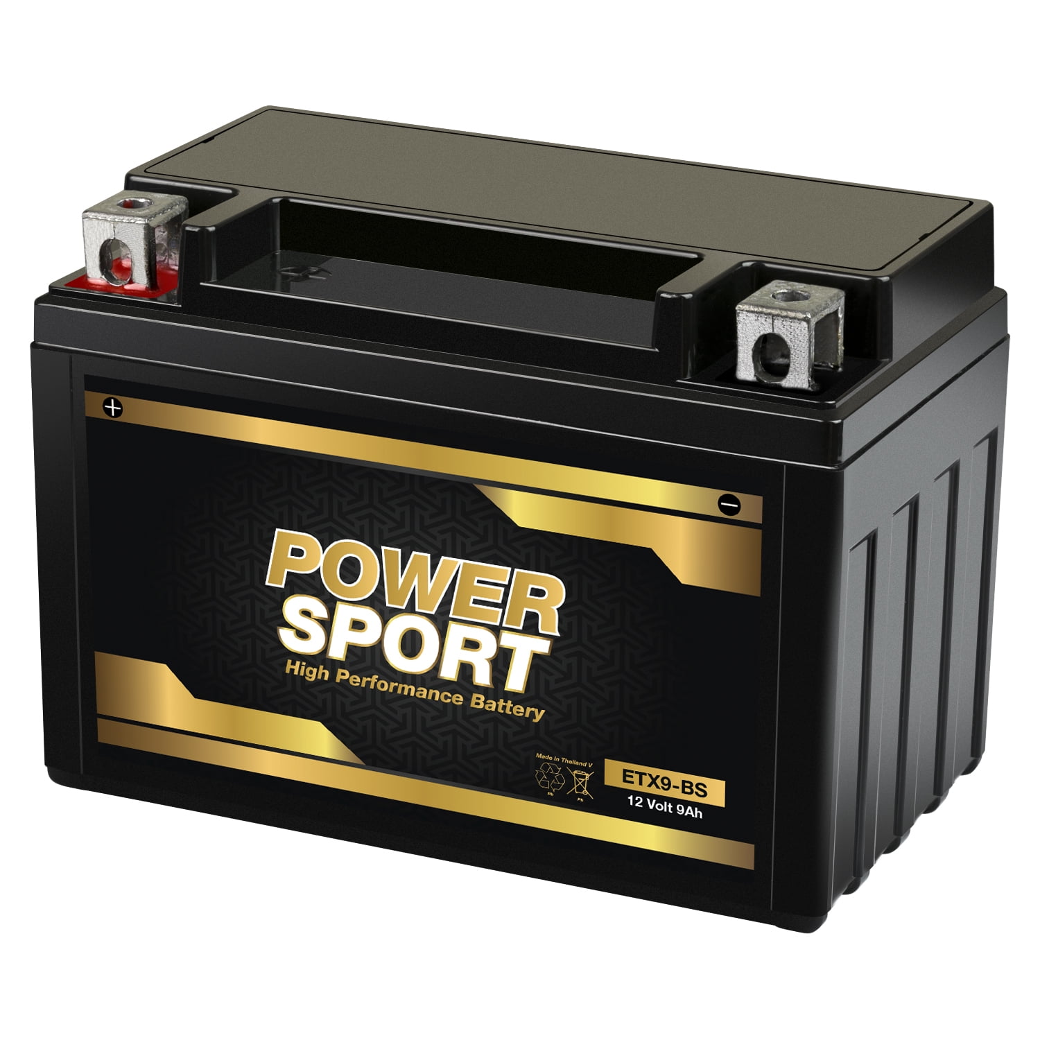 ExpertPower ETX9-BS 12v9ah YTX9-BS Honda TRX400EX FourTrax Sportrax 400CC 1999-2009 EBC CTX9BS 105CCA 12v 9ah Replacement ATV Motorcycle Battery