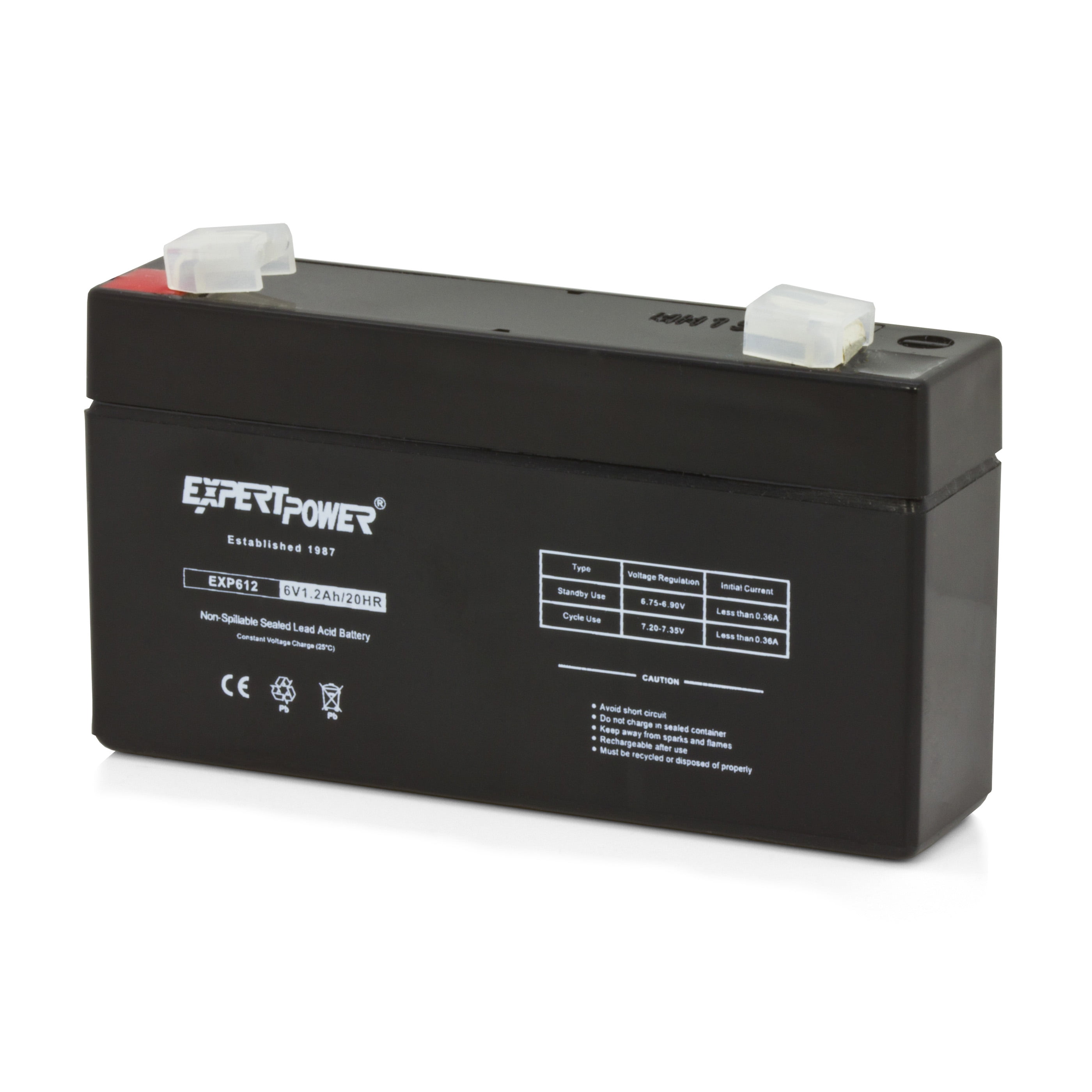 ExpertPower 6-Pack 12V 3.3Ah Sealed Lead Acid Batteries - AGM Rechargeable Batteries - View #5