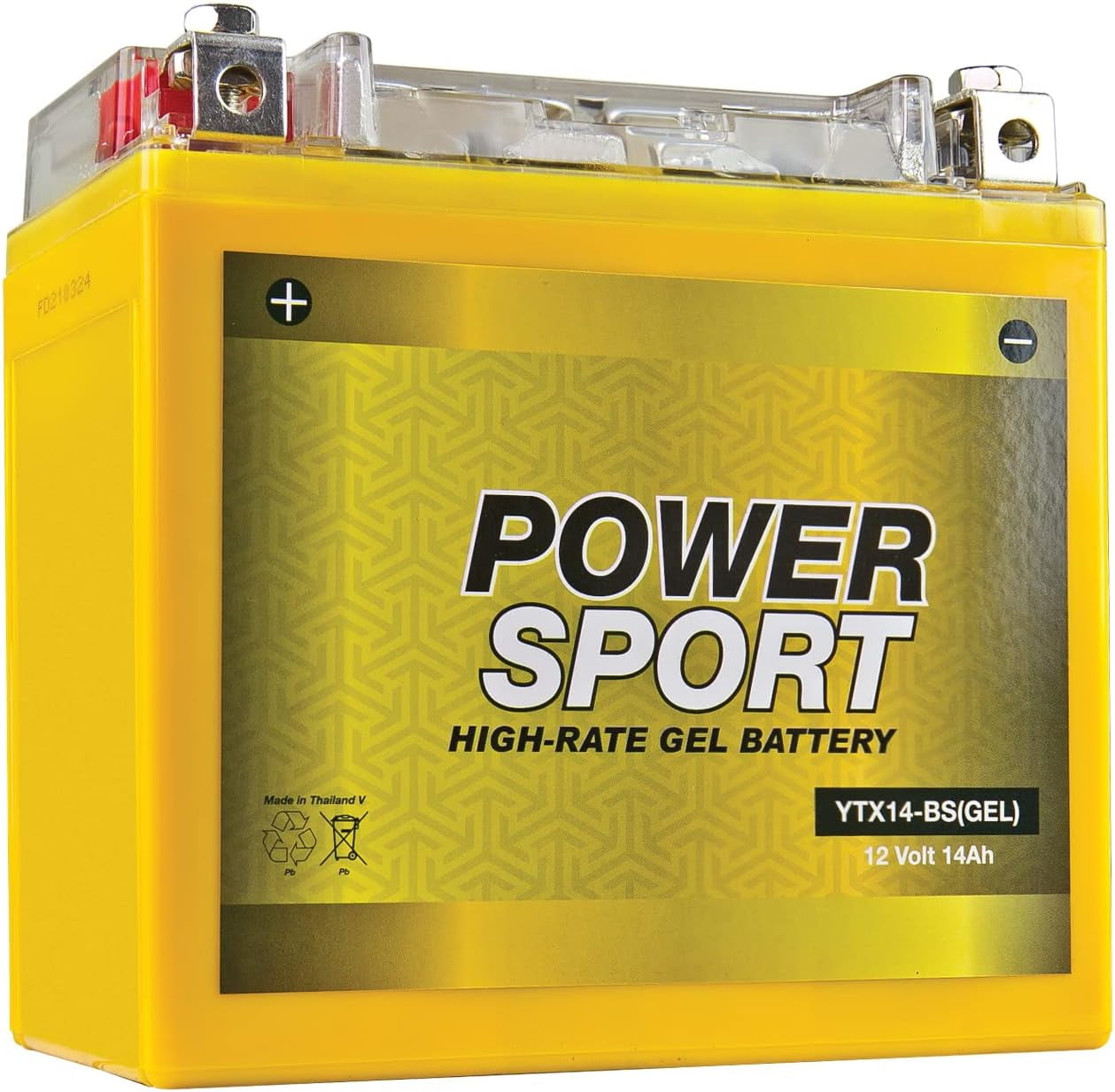 ExpertPower YTX14-BS Gel Replacement for 2000-2006 Honda TRX350 Rancher Battery