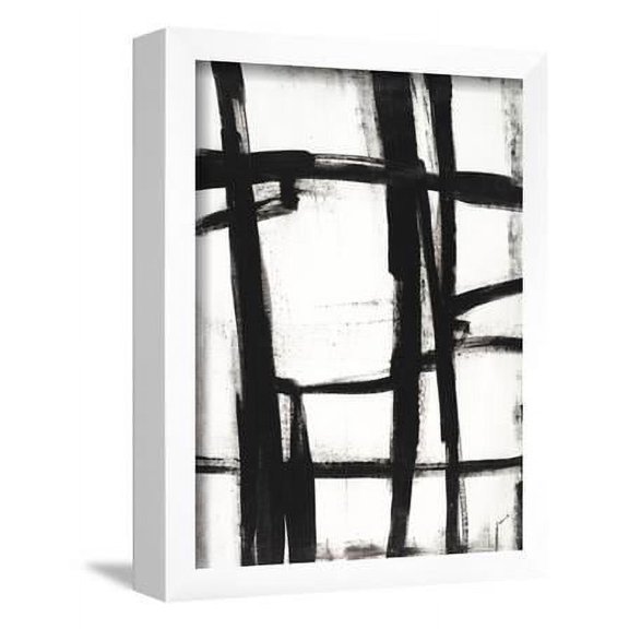 Expessive Silence II, Abstract Framed Art Print Wall Art by Sydney Edmunds