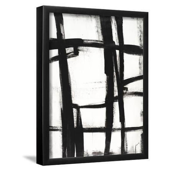 Expessive Silence II, Abstract Framed Art Print Wall Art by Sydney Edmunds