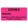thumbnail image 1 of Expires February Sterile Labels, 1 of 1