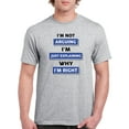 thumbnail image 1 of Explaining Why I'm Right T-Shirt Men -Smartprints Designs, Male XX-Large, 1 of 4