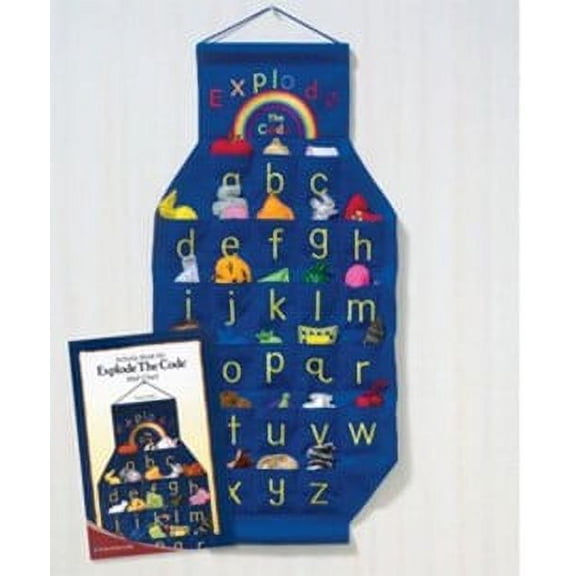 Explode The Code Wall Chart With Activity Book (Homeschool Edition)