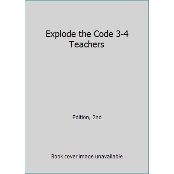 Pre-Owned Explode the Code Books 3 and 4 (Paperback) 0838878164 9780838878163