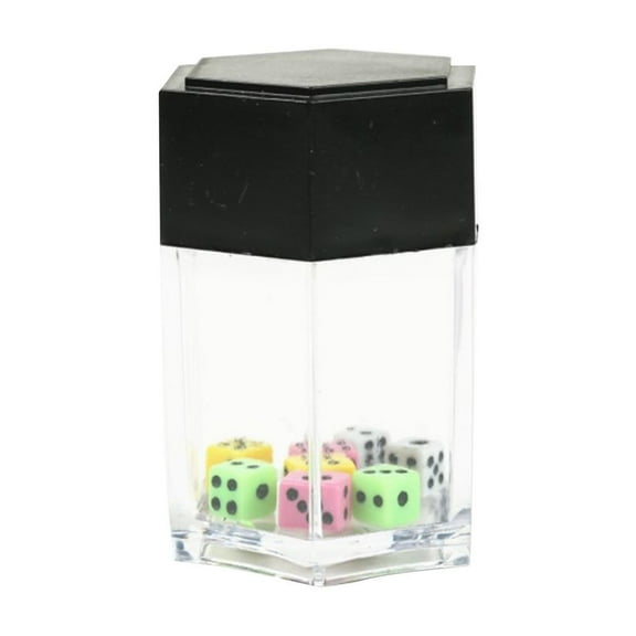 Exploding Dice Illusion Trick Toy Set, Multiple Small Dice Bursting from One Large Cube for Magic Shows, Party Favors and Beginner Magician Practice