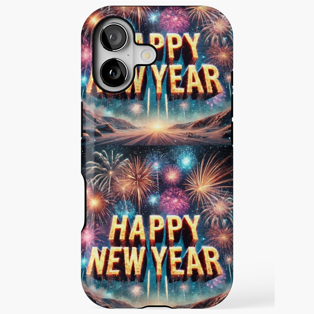 Exploding Fireworks New Year Art Phone Case 17 16 15 14 13 12 11 Pro ...