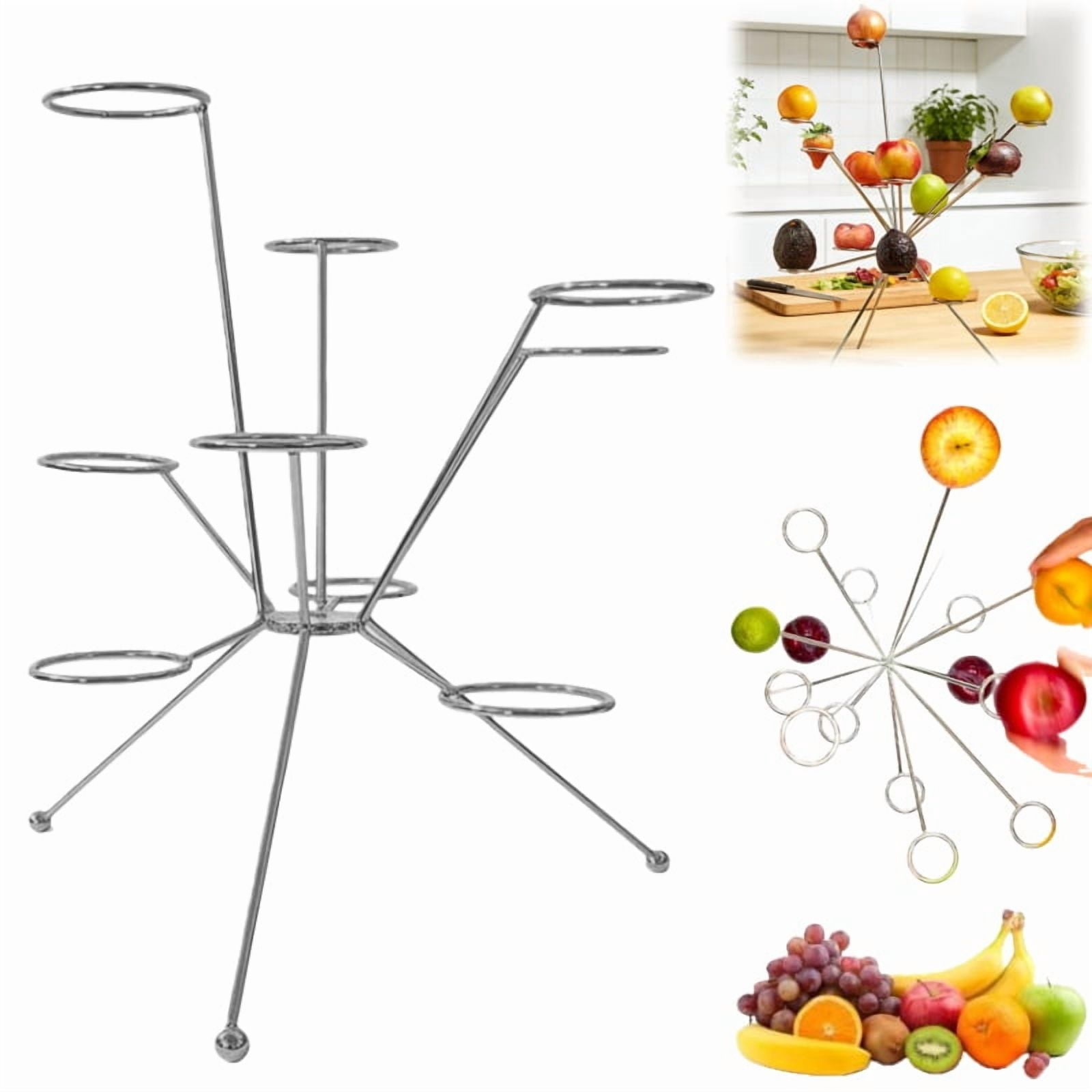Exploding Fruit Bowl, Art 360° Floating Fruit Display, Fireworks On The ...