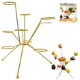 thumbnail image 1 of Exploding Fruit Bowl, Floating Art Fruit Display, 360° Ventilated Metal Fruit Stand, Handcrafted Modern Centerpiece for Kitchen & Dining Table(Gold), 1 of 3
