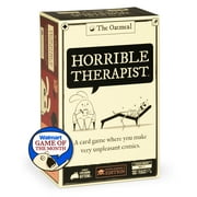 Horrible Therapist: Extra Horrible Edition 3-8 Players - Ages 17+ - 15 Minutes to Play - Comic Building Card Game - Ideal for Party, Adult Game Night